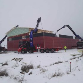 Nosturiautot maatalouden rakennustyöt